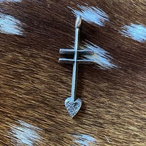 🛑SOLD🛑Sterling Silver Dragonfly/ Isleta Cross Pendant